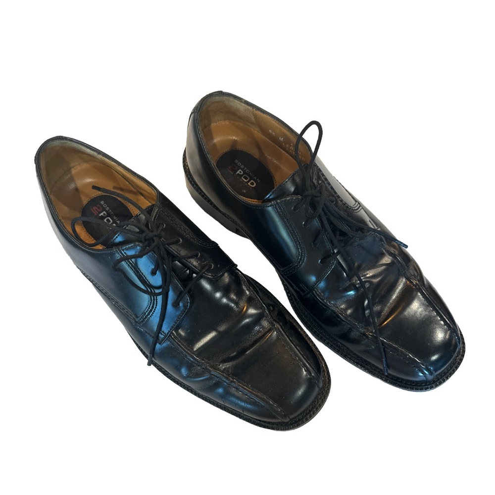 Bostonian 2POD first flex comfort Oxford, DRESS shoes black leather men’s 8 1/2